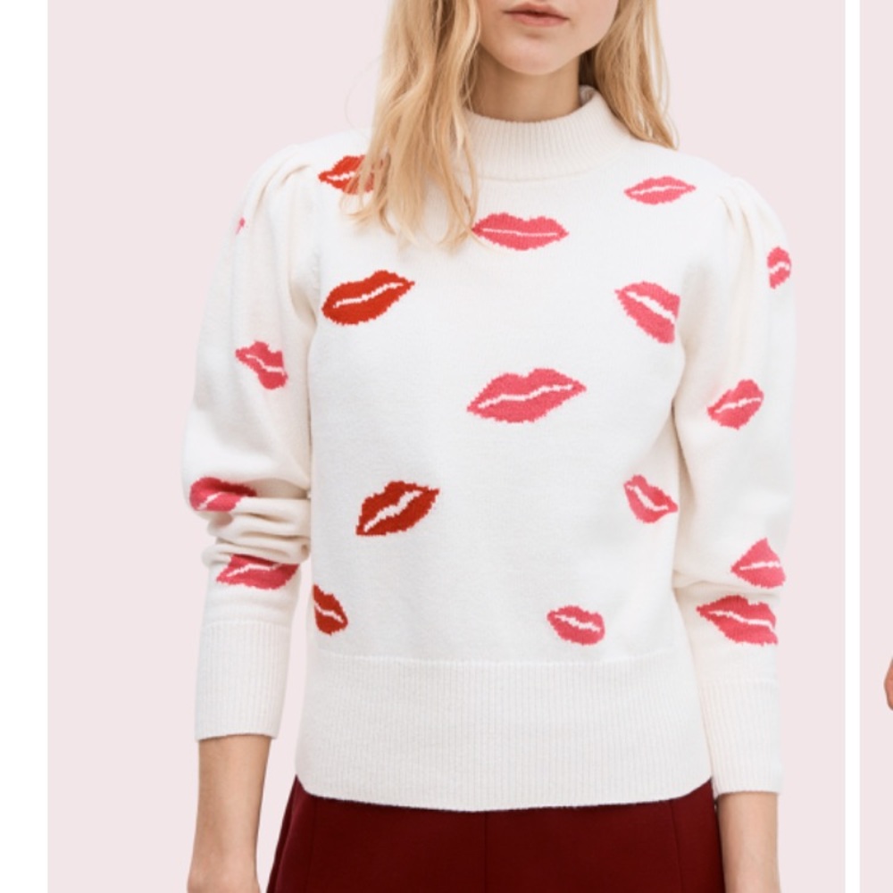 Kate spade lip sweater